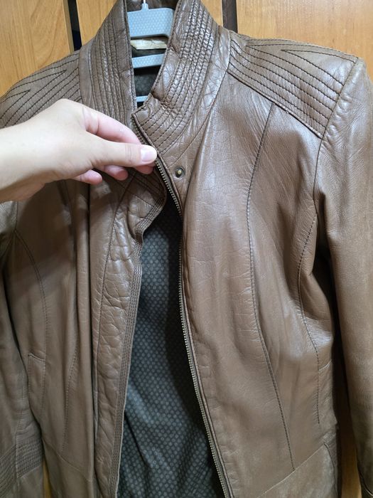 Куртка кожаная женская
