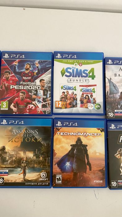 Продам оригинальные диски PS4 — разные игры