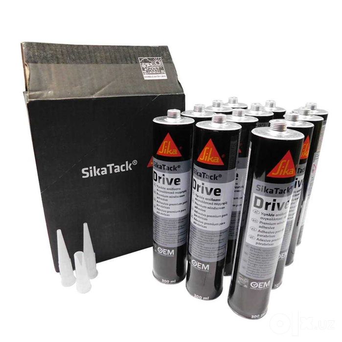 SikaTack Drive avtomobil old oynalari uchun sovuq qo'llaniladigan kley