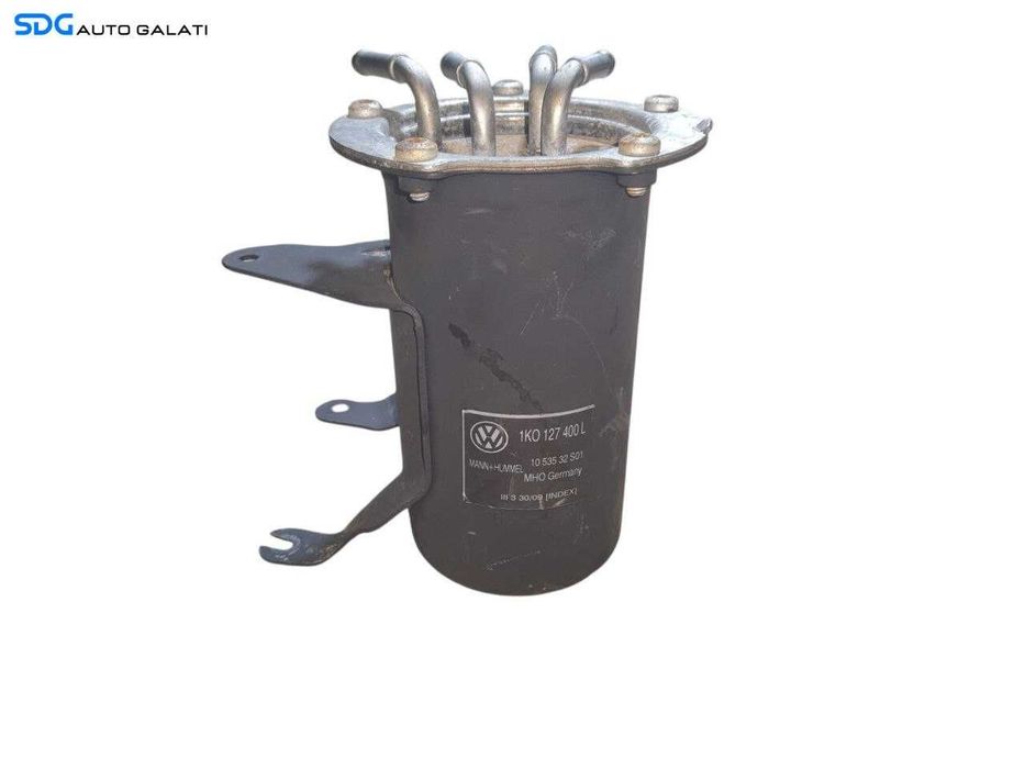 Carcasa Filtru Combustibil Motorina cu Flansa Etansare Volkswagen Jetta 2.0 TDI CLCA CFHC CLCB CFFB 2005 - 2018 Cod 1K0127400L 1K0127399BT [N2404]