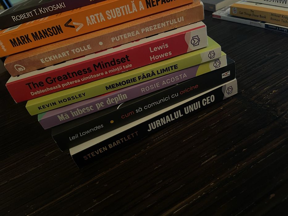 Carti dezvoltare personala, psihologie, economie, spiritualitate