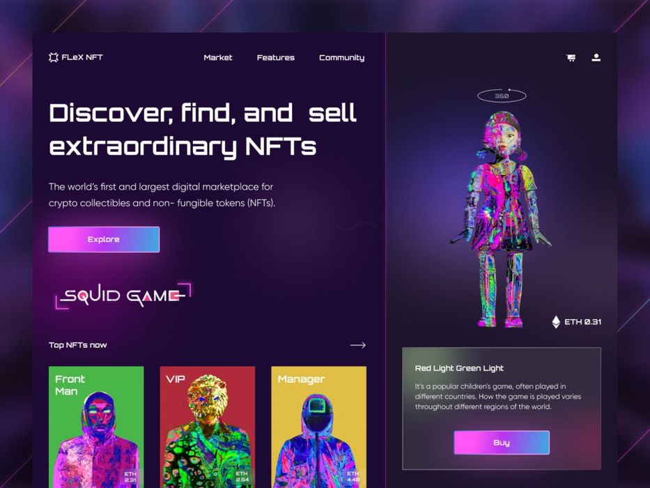 Ui UX Webdesign, Website(landing page, Dashboard va boshqa) Figma