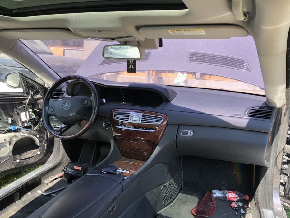 Interior scaune piele ventilate panouri trapă mercedes CL 500 w216 salon scaune scaun rabatabil sport confort confort ventilație panou panouri