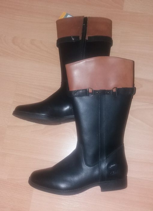 Сапоги на девочку Clarks, размер 33.5