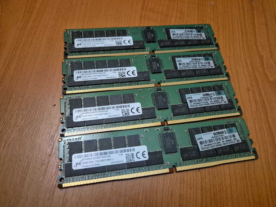 RAM DDR4 128 GB ECC 2400 MHz (4 x 32 GB)