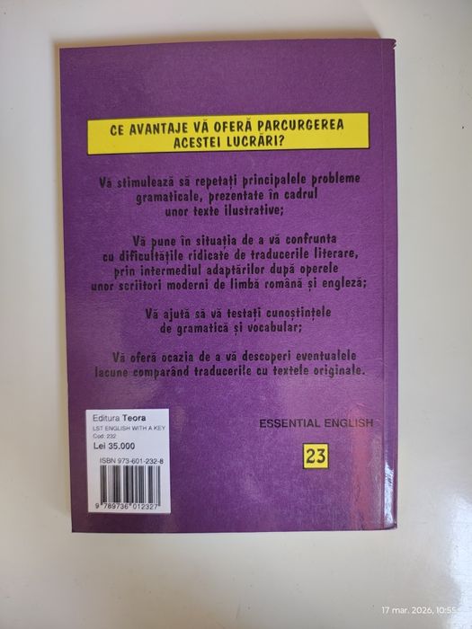 Carte - English with a Key