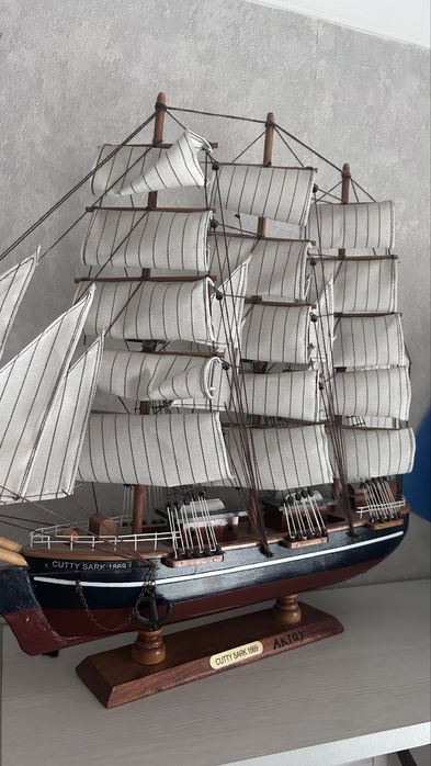 Корабль макет ручная работа хороший макет дляиставки