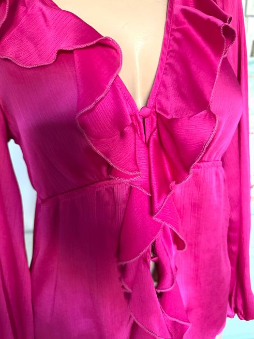 Zara cămașă fucsia