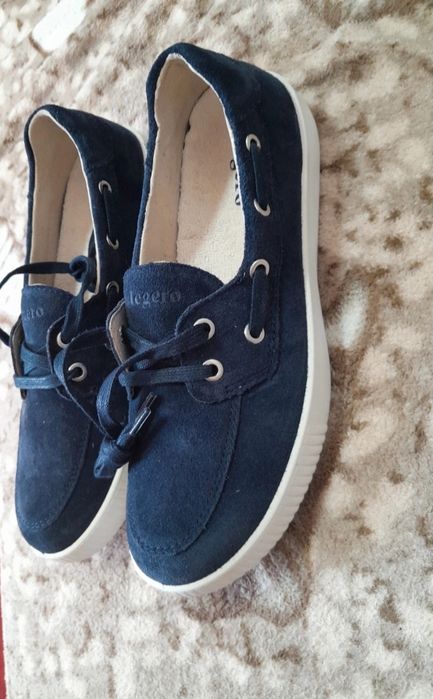 Pantofi de damă Legero originali mocasini Piele întoarsă  Noi