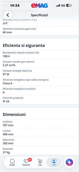 Centrala wiessman vitodens 050-w-24