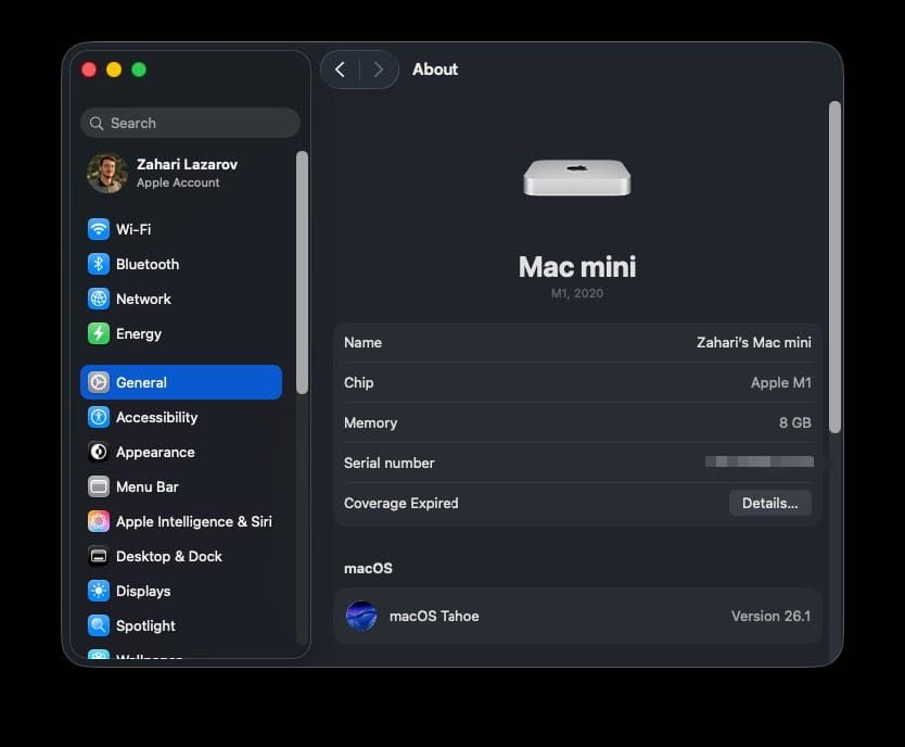 Като нов Mac Mini август 2022 г, чип Apple M1, RAM 8GB, SSD 256GB, 8-core GPU, Mac OS, Silver