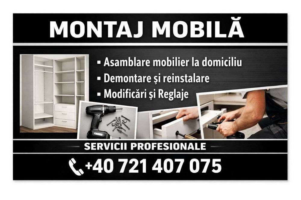 Montaj mobilă la domiciliu