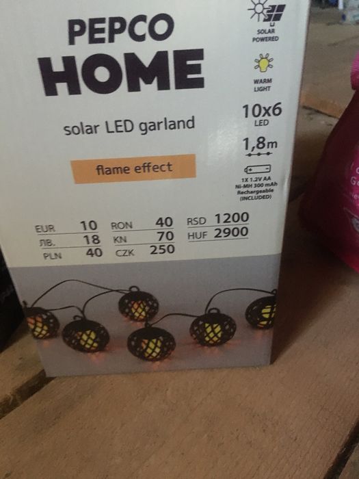 Ghiralde solare,lumina alb cald