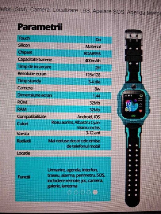 Vand ceas smart pentru copii