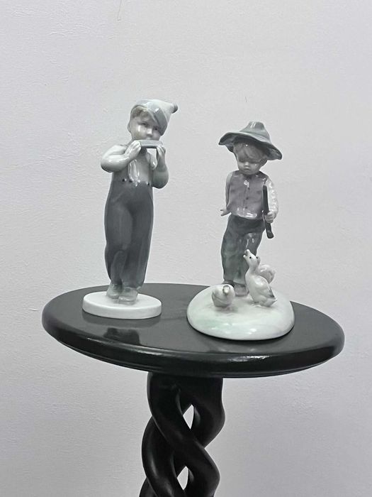 Set statuete bibelouri germane MO Metzler & Ortloff bibelou portelan
