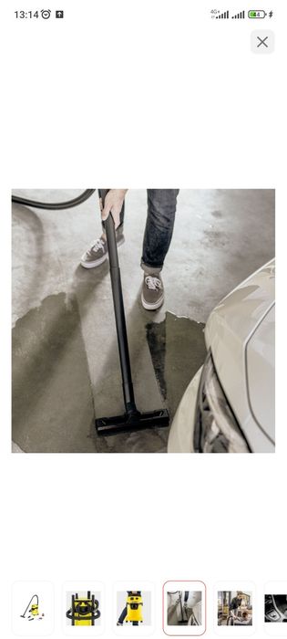 Строительный пылесос Керхер