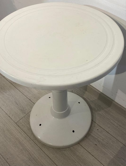 Masă Rotundă din Plastic, 57 cm