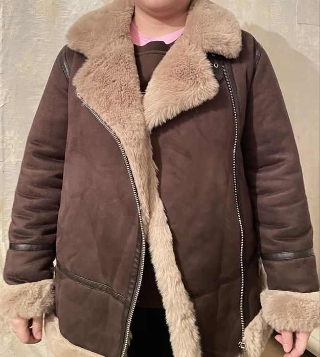 Зимний дубленка..