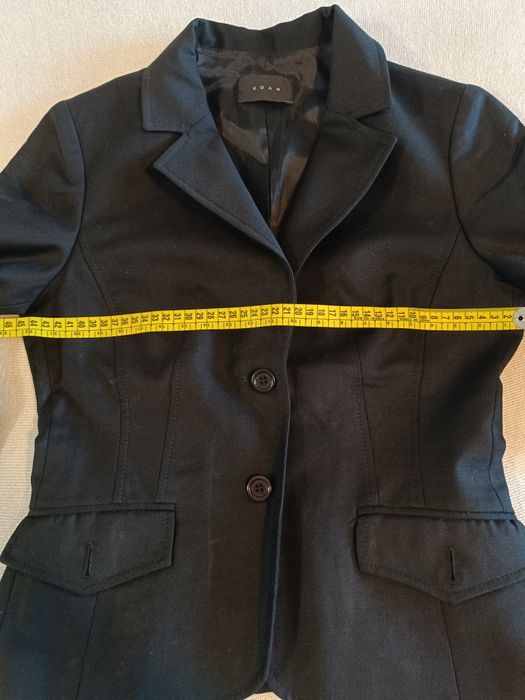 Blazer negru Koan-lână vergină