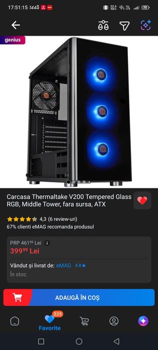 PC Gaming i7-6700 | GTX 1060 6GB | 32GB RAM | 740GB SSD + 1TB HDD | Thermaltake RGB