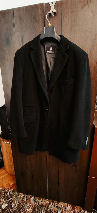 Мъжко палто Bruno Banani  от вълна и кашмир
