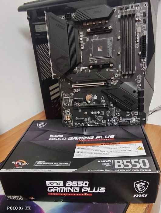 Placă de bază MSI MPG B550 Gaming Plus 
Vând sau dau la schim