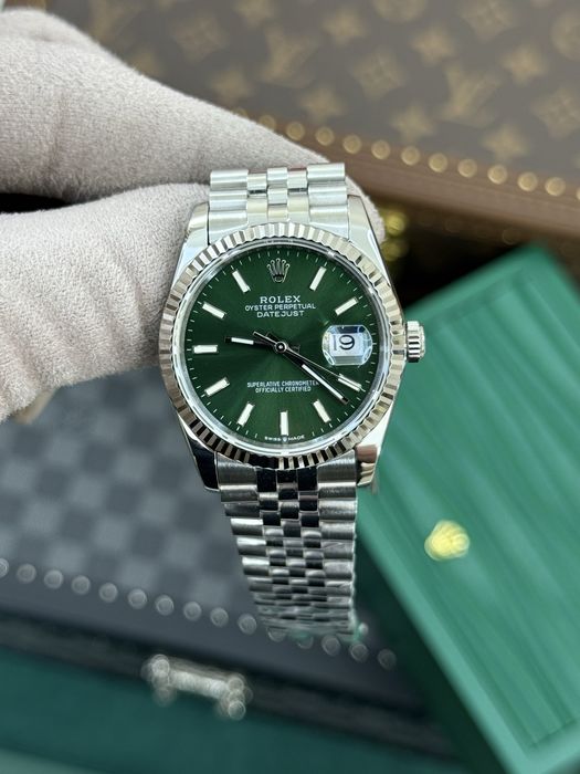 Rolex Date-Just 36mm Mint Green