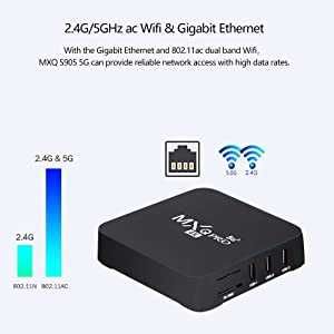 Мега мощен Тв бокс 16GB RAM 256GB ROM MXQ PRO ANDROID 12 TV BOX