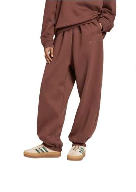 adidas Дамски кафяви панталони от спортен екип ESS LIN PANT