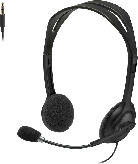 Нови слушалки LOGITECH H-111 за онлайн обучение, разговори, игри