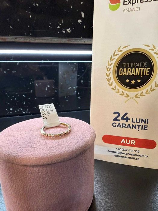 Inel aur 14k 1.03g 9/49 (Iulius Mall)(B-99) Garantie 2 ani!