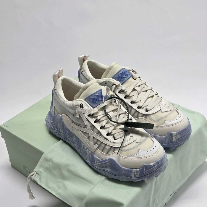 #NOU# OFF-WHITE Odsy-1000 White Blue Marble - Verificare colet