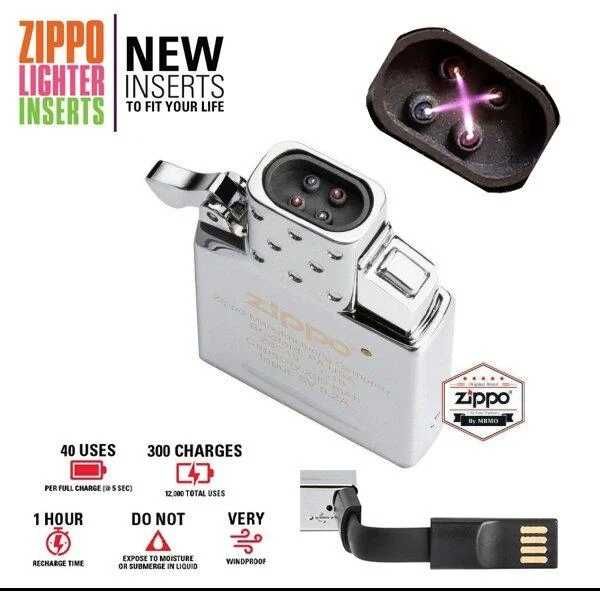 Bricheta Zippo arc electric cu plasma Windproof incarcare USB noua