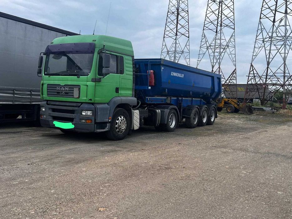 Vand ansamblu camion + semiremorca