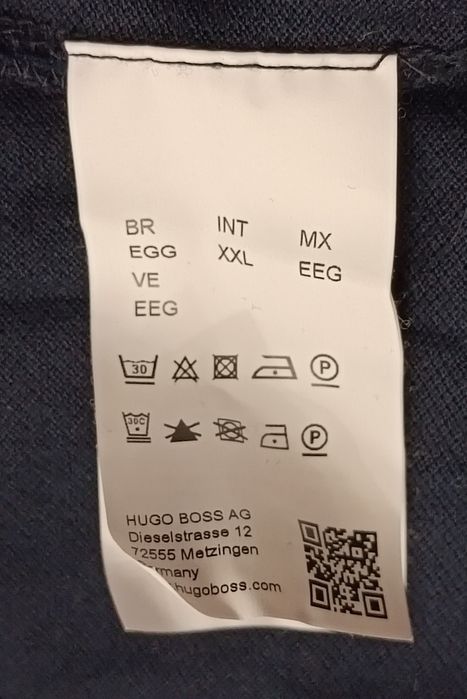 Hugo Boss Polo Shirt оригинална тениска XL Бос памучна поло фланелка