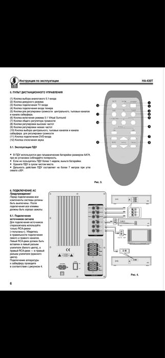 Колонки 5.1 кинотеатр