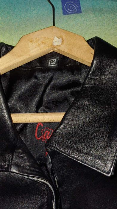 Кожено манто от естествена кожа