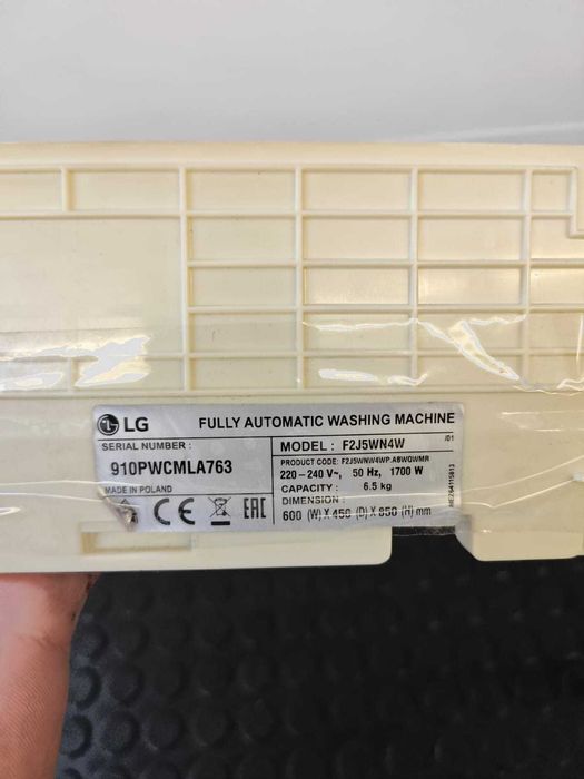 Placa electronica , modul display masina de spalat LG F2J5WN4W, testat , functionare in parametri / C33