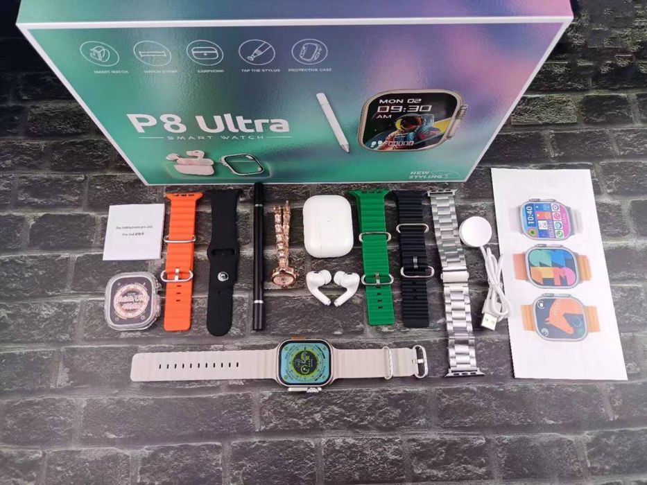 Часы смарт, Чисы, Apple watch 9-10 серы