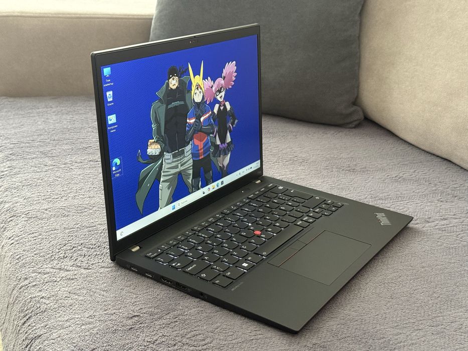 Като Нов 14'FHD+IPS Touchscreen/Ryzen 5 Pro-7540u/Lenovo Thinkpad T14s Gen4/16GB LPDDR5x/256GB SSD/Гаранция 30 Месеца