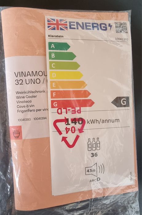 Хладилна витрина Klarstein 95L