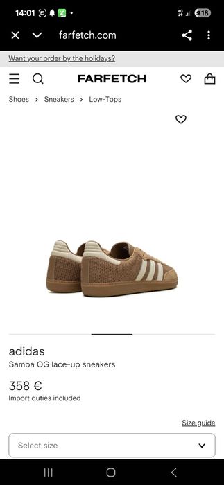 Vand adidas Samba dama
