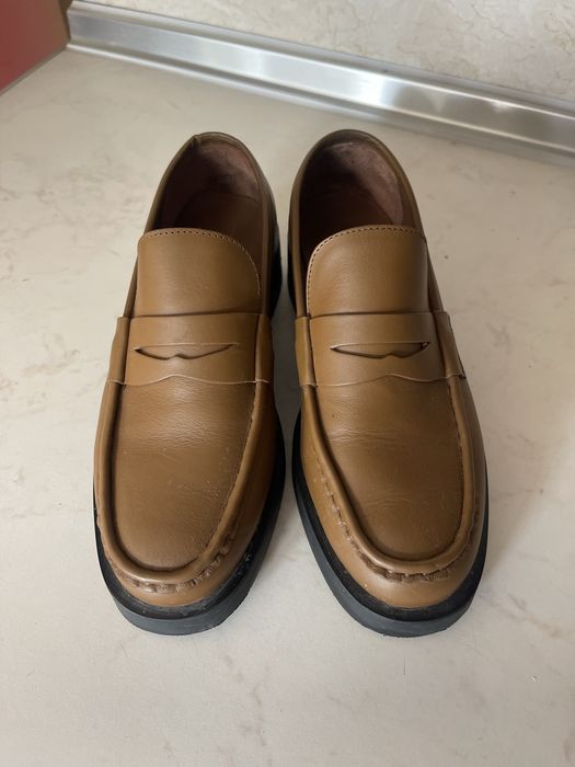 Кожени обувки Arket естествена кожа