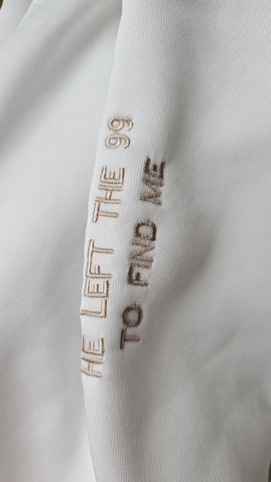 Бял суичър Shein