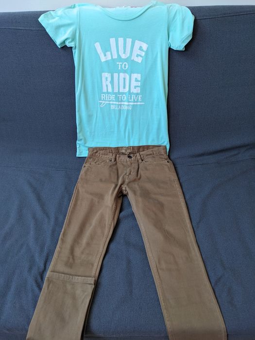 Дамска тениска + джинси Billabong (M slim)
