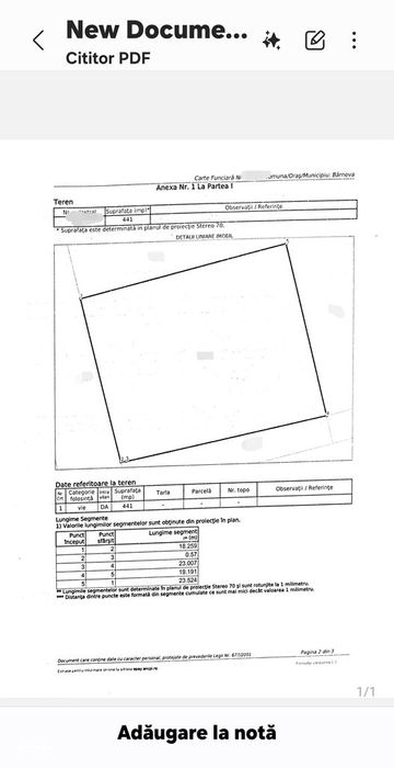 Teren de 520mp de vânzare, utilități disponibile