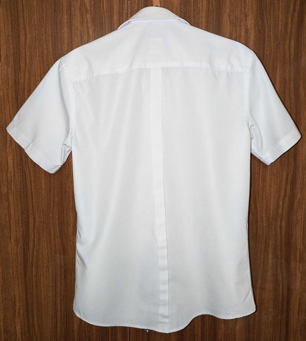 Белая Школьная Рубашка BAGOZZA MILANO с коротким рукавом 41 размер