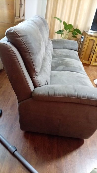 Set canapele 2 locuri cu recliner si canapea cu 3 locuri