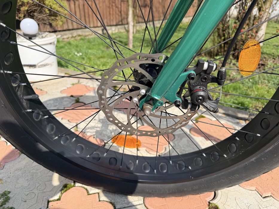 Bicicletă Pegas Cutezător EV Verde – Șa Banană – 7 Viteze – Stare Excelentă