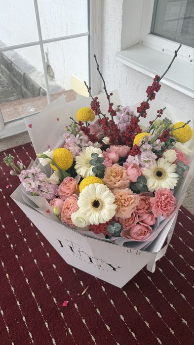 Красивая композиция цветов